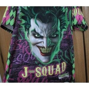 Rad Lettering J Squad Custom Graphic Clown Tee Extreme Color & Slang Wifey XLG
